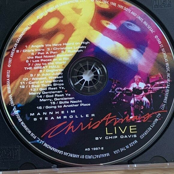Mannheim Steamroller Christmas Live Music CD Chip Davis 1997 Holiday Songs - Picture 2 of 3